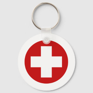 Swiss Red Cross Emergency Recovery Roundell Key Ring