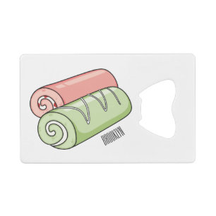 Swiss roll / roll cake cartoon illustration 