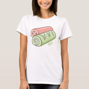 Swiss roll / roll cake cartoon illustration T-Shirt