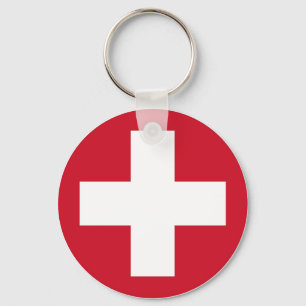 Swiss Roundel Keychain