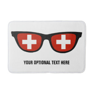Swiss Shades custom bath mats