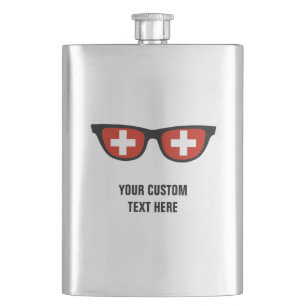 Swiss Shades custom flask