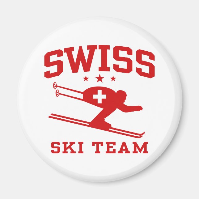 Swiss Ski Team Magnet (Front)