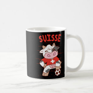 Swiss Soccer Cow Football Fan Switzerland Flag T S Coffee Mug