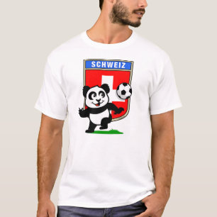 Swiss Soccer Panda (light shirts) T-Shirt