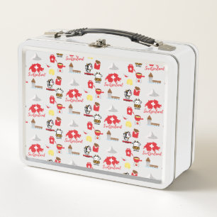 Swiss Souvenir Icons  Metal Lunch Box