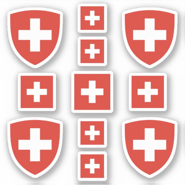 Swiss state symbols / coat of arms and flag (Front)
