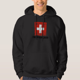 Swiss Switzerland Flag Pride Swiss Flag Hoodie