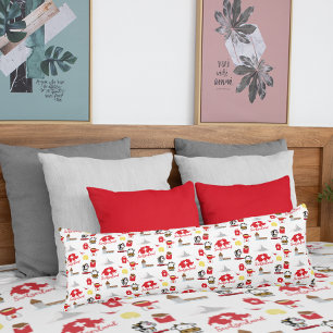 Swiss Travel Icons Pattern Body Cushion