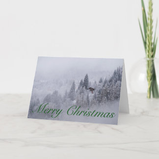 Swiss Winter Merry Christmas Blank Card