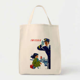 Swissair Little Girl Tote Bag