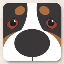 SWISSY FACE DRINK COASTER- SET OF 6