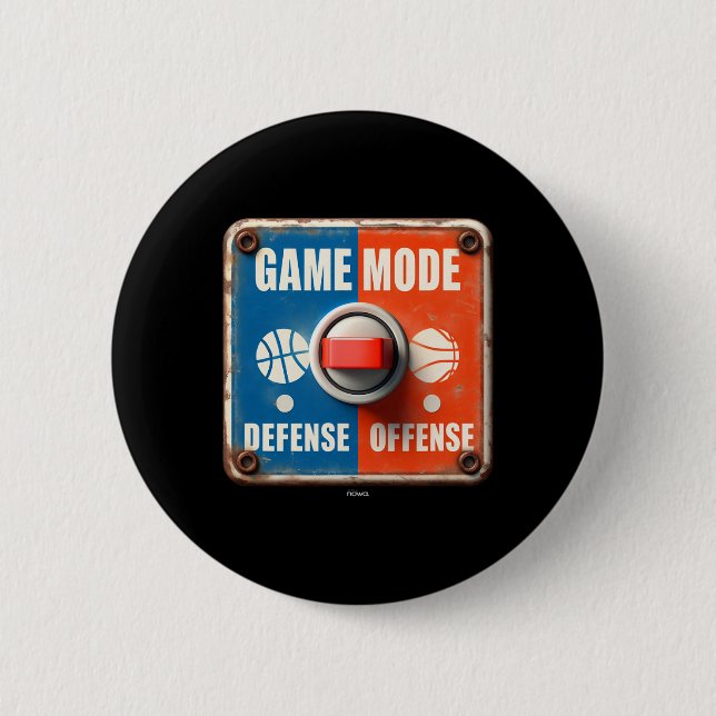 Switch Between Offense And Defense - Ller Mode Sig 6 Cm Round Badge (Front)