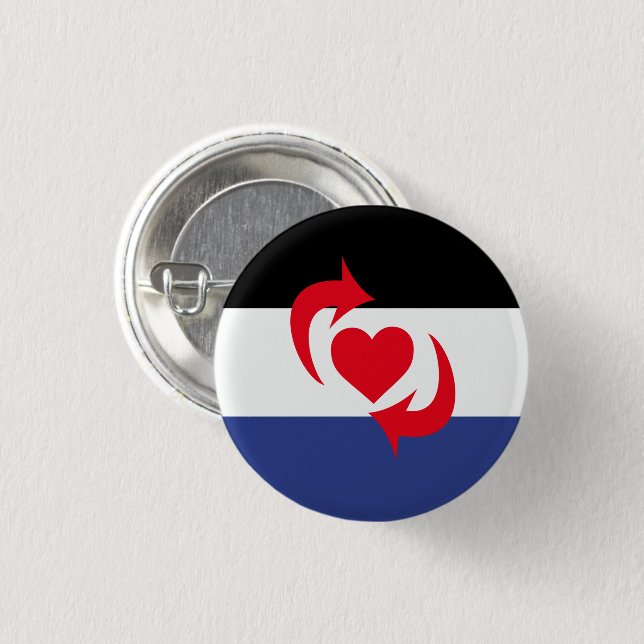 Switch Pride Flag 3 Cm Round Badge (Front & Back)