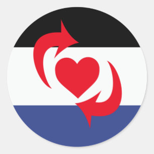 Switch Pride Flag Classic Round Sticker