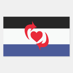 Switch Pride Flag Rectangular Sticker