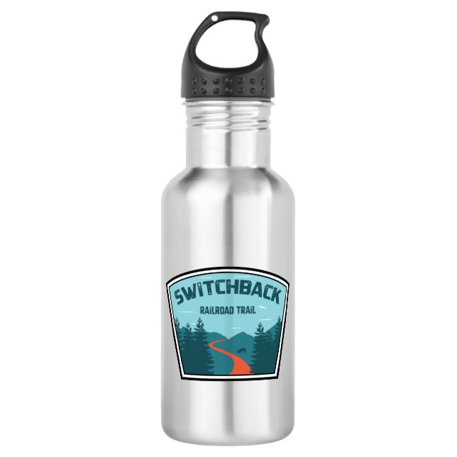Switchback Railroad Trail 532 Ml Water Bottle (Front)