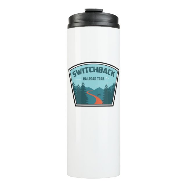 Switchback Railroad Trail Thermal Tumbler (Front)
