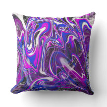 Switches Brushes of Colours Throw Pillows