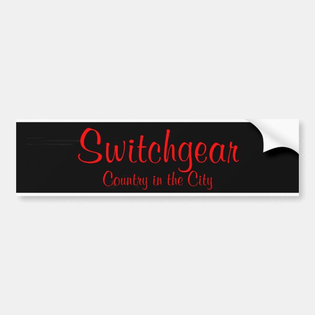 Switchgear- Country in the city Bumper Sticker (Front)