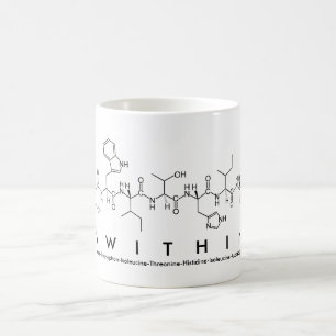 Swithin peptide name mug