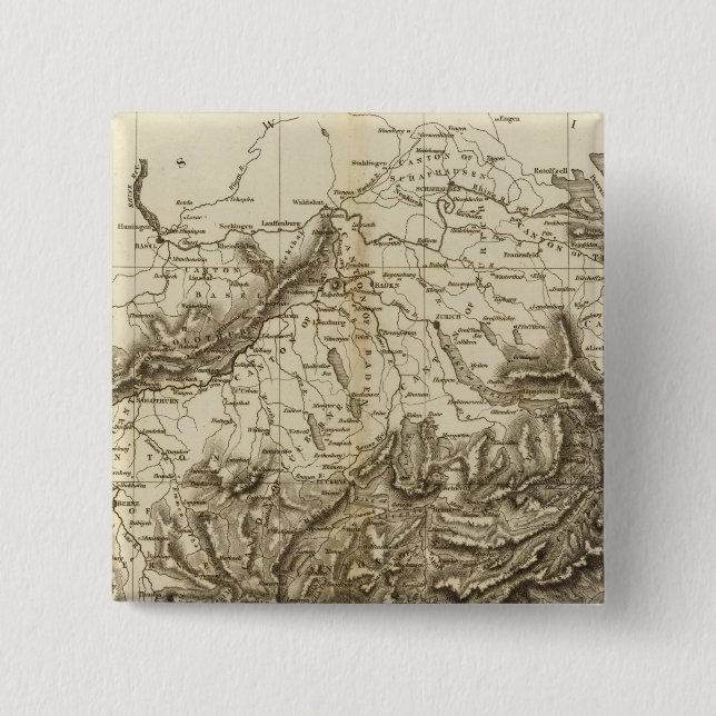 Switzerland 10 15 cm square badge (Front)