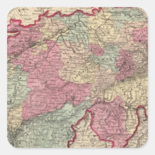 Switzerland 10 square sticker