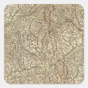 Switzerland 13 square sticker