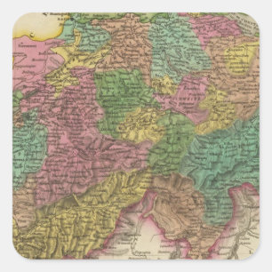 Switzerland 14 square sticker