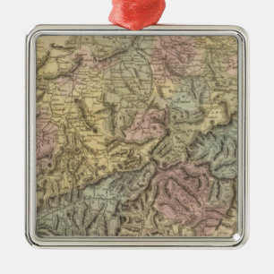 Switzerland 16 metal tree decoration