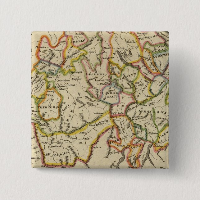 Switzerland 18 15 cm square badge (Front)