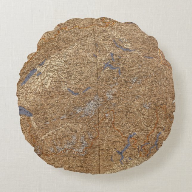 Switzerland 18 round cushion (Front)