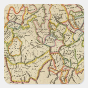 Switzerland 18 square sticker