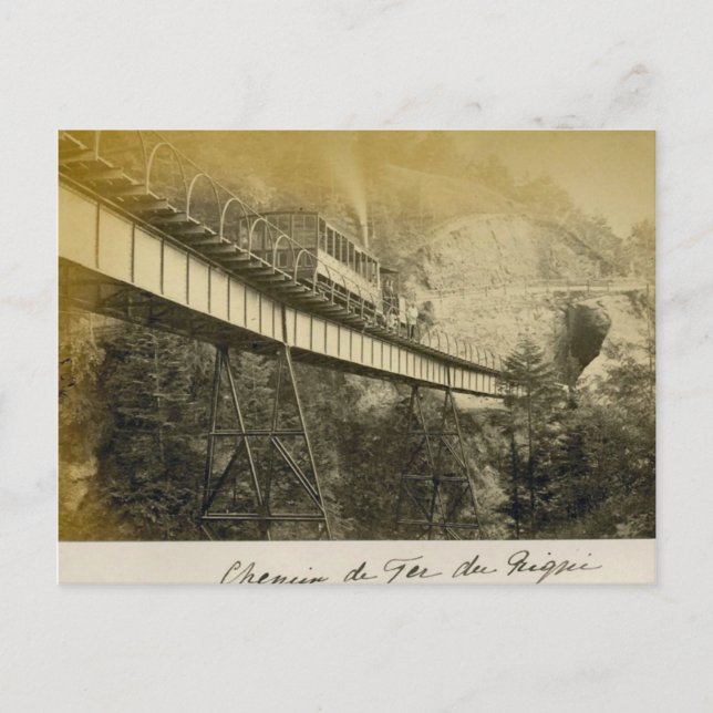 Switzerland 1908, Rigibahn, Vitznau Postcard (Front)