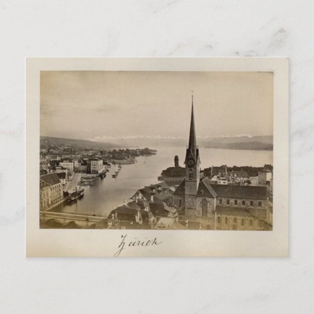 Switzerland 1908, Zurich Postcard (Front)