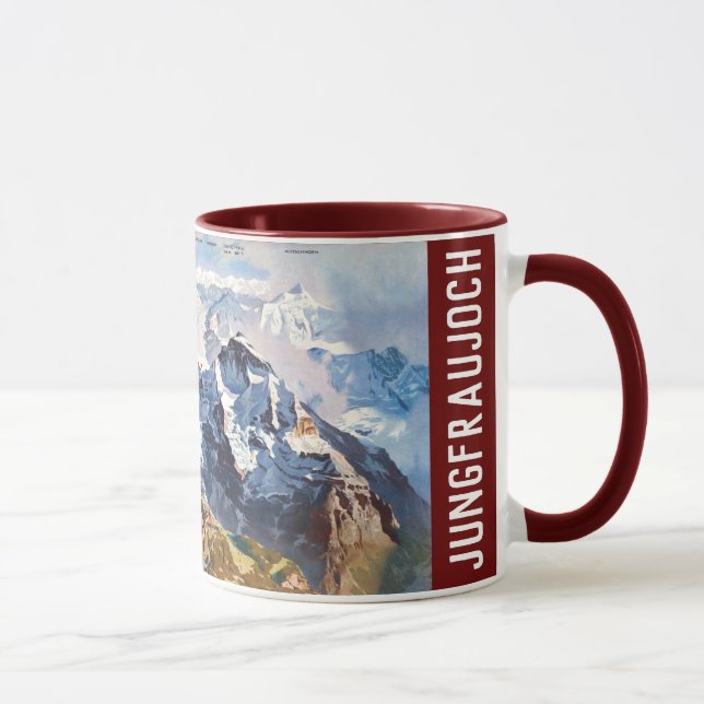 " Switzerland: 2021 - Jungfraujoch Panorama ... cu Mug (Right)