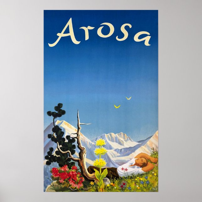 " Switzerland: 2022/today Graubünden - Arosa Summe Poster (Front)