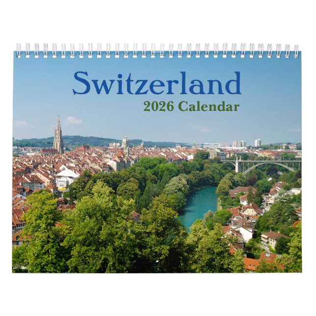 Switzerland 2024 Calendar (Cover)