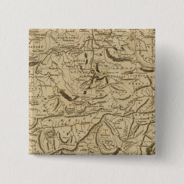 Switzerland 2 15 cm square badge (Front)