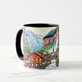 Switzerland, A Symphony of Nature Mug