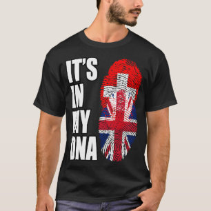 Switzerland And British Mix DNA Heritage T-Shirt