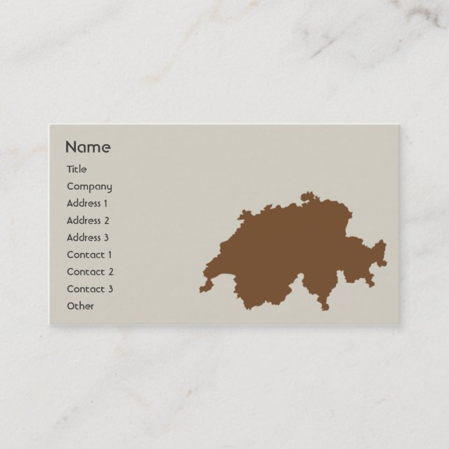Switzerland - Business Card (Front)