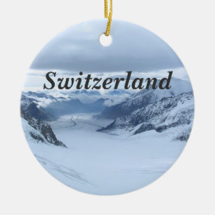 Switzerland Ceramic Ornament