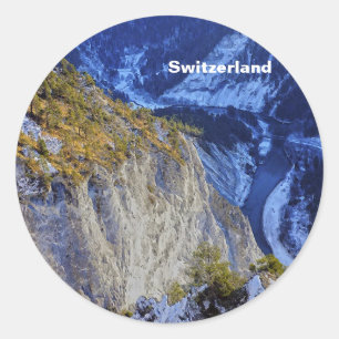Switzerland Classic Round Sticker