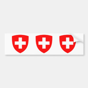 Switzerland Coat of Arms Bumper Sticker