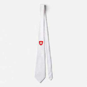 Switzerland country coat arms symbol emblem swiss tie