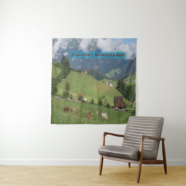 Switzerland Countryside Tapestry (In Situ)