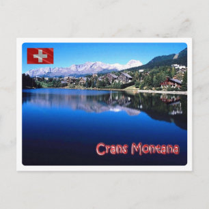 Switzerland - Crans Montana - Postcard