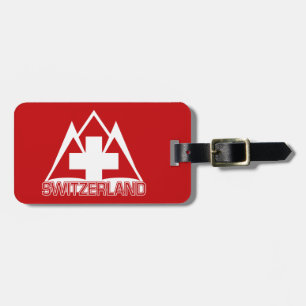 SWITZERLAND custom luggage tag