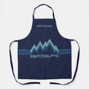 SWITZERLAND custom name Apron